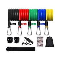 Conjunto De 11 Faixas De Resistência Para Yoga, Tubos Elásticos Expansores Para Treino Em Casa, Conjunto De 11 Faixas De Resistência Para Yoga, Tubos Elásticos Expansores Para Treino Em Casa,