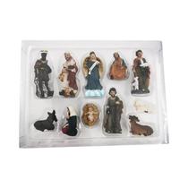 Conjunto De 11 Figuras De Presépio Em Resina, Decoração De Natal, Ornamento Católico, Presentes Conjunto De 11 Figuras De Presépio Em Resina, Decoração De Natal, Ornamento Católico, Presentes