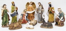 Conjunto de 11 peças de estatueta Navitity da Hi-Line Gift Ltd, 20,5 cm de altura