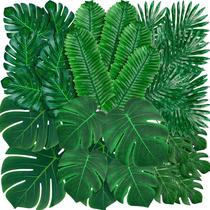 Conjunto de 110 Folhas Artificiais de Palmeiras Tropicais Palonu Conjunto de 110 Folhas Artificiais de Palmeiras Tropicais Palonu