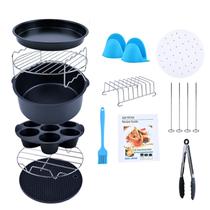 Conjunto de 12 acessórios de fritadeira de ar comprimido para fritadeira de ar de 5,3 litros ou mais