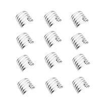 Conjunto de 12 Anéis de Guardanapo para Casamento - Design Vazado para Decoração de Mesa