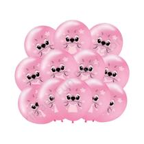 Conjunto de 12 Balões de Látex Disney Lilo & Stitch - Decoração de Festa Conjunto de 12 Balões de Látex Disney Lilo & Stitch - Decoração de Festa