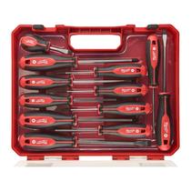 Conjunto de 12 chaves de fenda Tri-Lobe Milwaukee 4932472003, vermelhas