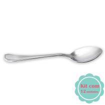 Conjunto de 12 Colheres de Café Class Inox Class Home