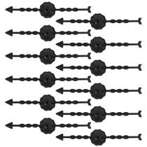Conjunto de 12 em plástico preto Arrow Game Spinners Gosknor Conjunto de 12 em plástico preto Arrow Game Spinners Gosknor