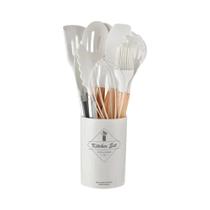 Conjunto De 12 Espátulas De Silicone, Colheres Medidoras, Utensílios De Cozinha Não Tóxicos Para