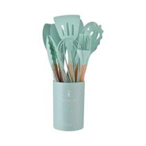 Conjunto De 12 Espátulas De Silicone, Colheres Medidoras, Utensílios De Cozinha Não Tóxicos Para