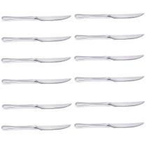 Conjunto De 12 Facas De Churrasco Class Inox Prateado