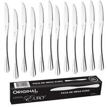 Conjunto De 12 Facas Mesa Inox Linha Euro Original Line
