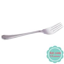 Conjunto de 12 Garfos de Peixe Class Inox Class Home