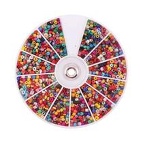 Conjunto De 12 Grades Com 2000 Miçangas De Vidro Para Fazer Joias DIY, Pulseiras, Colares E Brincos