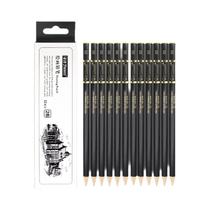 Conjunto De 12 Lápis De Desenho Profissional 4H a 14B Materiais De Arte Para Artistas