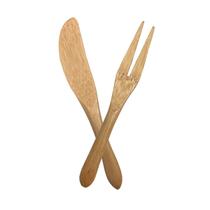 Conjunto de 12 Mini Talheres de Bambu - Oikos Conjunto de 12 Mini Talheres de Bambu - Oikos