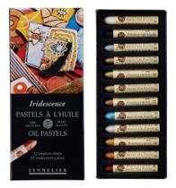 Conjunto de 12 Pastéis a Óleo Iridescentes SENNELIER Conjunto de 12 Pastéis a Óleo Iridescentes SENNELIER