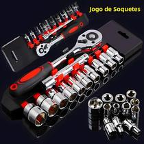 Conjunto De 12 Peças De Chaves De Soquete Para Reparação De Motocicletas, Bicicletas, Carros E