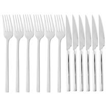 Conjunto De 12 Peças De Faca Para Churrasco e Garfo Firenze Wolff Conjunto De 12 Peças De Faca Para Churrasco e Garfo Firenze Wolff
