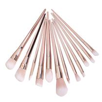 Conjunto de 12 pincéis de maquiagem Ferramenta Purple Betel Gold Eye Shadow Brush Blush Brush