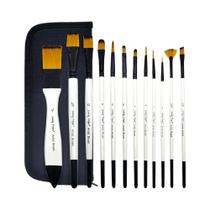 Conjunto De 12 Pincéis Profissionais Para Pintura, Pincéis De Detalhe Fino Para Acrílico, Aquarela, Conjunto De 12 Pincéis Profissionais Para Pintura, Pincéis De Detalhe Fino Para Acrílico, Aquarela,