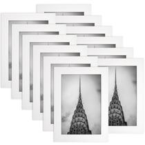 Conjunto de 12 porta-retratos WUTL 4x6 brancos para parede ou mesa Conjunto de 12 porta-retratos WUTL 4x6 brancos para parede ou mesa
