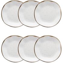 Conjunto de 12 Pratos Fundos 22,5 Cm Ryo Maresia Conjunto de 12 Pratos Fundos 22,5 Cm Ryo Maresia