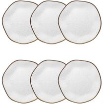 Conjunto de 12 Pratos Sobremesa 21,5 Cm Ryo Maresia Conjunto de 12 Pratos Sobremesa 21,5 Cm Ryo Maresia