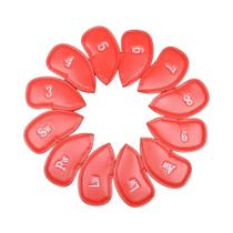 Conjunto De 12 Protetores De Cabeça De Ferro De Golfe Portáteis Em PU