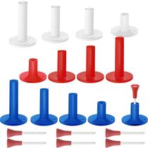 Conjunto de 12 Tees de Golfe Skylety Rubber para Tapetes