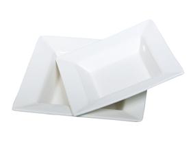 Conjunto de 12 Tigelas Quadradas para Massa Yanco ML-310 25 cm Porcelana Conjunto de 12 Tigelas Quadradas para Massa Yanco ML-310 25 cm Porcelana