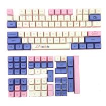 Conjunto de 127 Keycaps PBT Coloridos - Personalizados para Teclado Mecânico