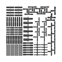 Conjunto De 128 Peças De Conectores De Vácuo Automotivos, Conexões De Mangueira De Nylon Para Carro