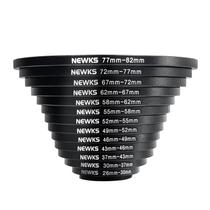 Conjunto de 13 Anéis Adaptadores de Filtro UV Newks (26-82mm) Conjunto de 13 Anéis Adaptadores de Filtro UV Newks (26-82mm)