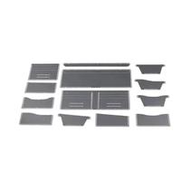 Conjunto De 13 Estênceis Para Carteira Com Padrões, Estênceis Universais De Costura Com Clipe Curto,