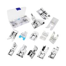Conjunto De 13 Peças De Pé De Máquina De Costura Para Máquinas Domésticas Brother, Singer, Janome,