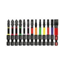 Conjunto De 13 Peças De Pontas Magnéticas Para Chave De Fenda De 2'' Em Aço S2, Phillips, Quadradas Conjunto De 13 Peças De Pontas Magnéticas Para Chave De Fenda De 2'' Em Aço S2, Phillips, Quadradas