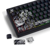 Conjunto de 131 teclas Keycaps XVX Shine Through Double Shot PBT