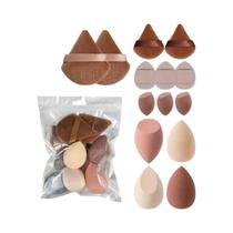 Conjunto De 14 Esponjas De Maquiagem Triangulares Para Base Líquida, Corretivo E Creme Mini Puff