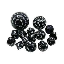 Conjunto De 15 Dados Poliedricos Para DND RPG Acessórios De Jogos De Tabuleiro Com Bolsa De Tecido
