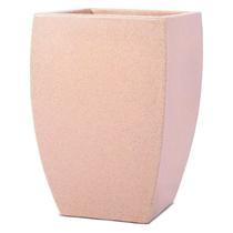 Conjunto de 15 Vasos Decorativo para Plantas Quadrado Apolo 28 Bege