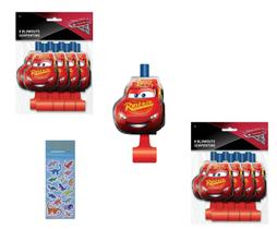 Conjunto de 16 Balões de Festa Disney Cars da Unique Conjunto de 16 Balões de Festa Disney Cars da Unique