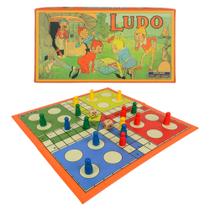 Conjunto de 16 fichas do jogo de tabuleiro dobrável Ludo Family YUROZAC