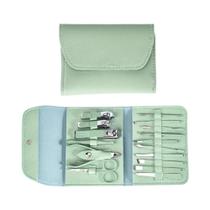 Conjunto De 16 Peças De Cortadores De Unhas Profissionais E Alicates De Cutícula Com Estojo De