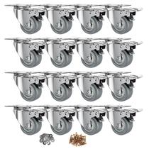 Conjunto de 16 polegadas Caster Wheels CLOATFET com freio de 400 libras de carga