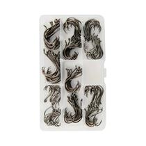 Conjunto De 160 Ganchos De Polvo Em Aço Inoxidável 2x Fortes, Ganchos Circulares Para Pesca