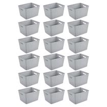 Conjunto de 18 Caixas Organizadoras Sterilite