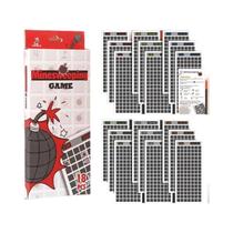 Conjunto De 18 Peças: Jogo Criativo De Quebra-Cabeça Interativo DIY De Pintura Por Raspagem - Minas