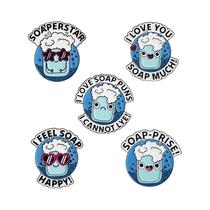 Conjunto De 2-5 Pins De Esmalte De Personagens De Filmes Animados De Natal, Broches De Lapela Com Conjunto De 2-5 Pins De Esmalte De Personagens De Filmes Animados De Natal, Broches De Lapela Com