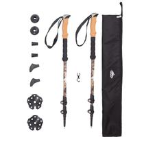 Conjunto de 2 bastões de trekking em fibra de carbono Cascade Mountain Tech