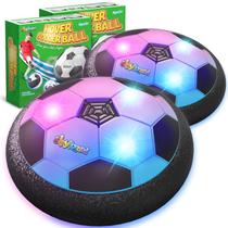 Conjunto de 2 bolas de futebol Hover ShyLizard com luz LED de 3 a 8 anos Conjunto de 2 bolas de futebol Hover ShyLizard com luz LED de 3 a 8 anos