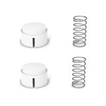 Conjunto de 2 botões e kits de molas para o refrigerador Igloo Playmate